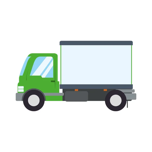 Transporte de caminhão entrega ícone de transporte. Gráfico vetorial — Vetor de Stock