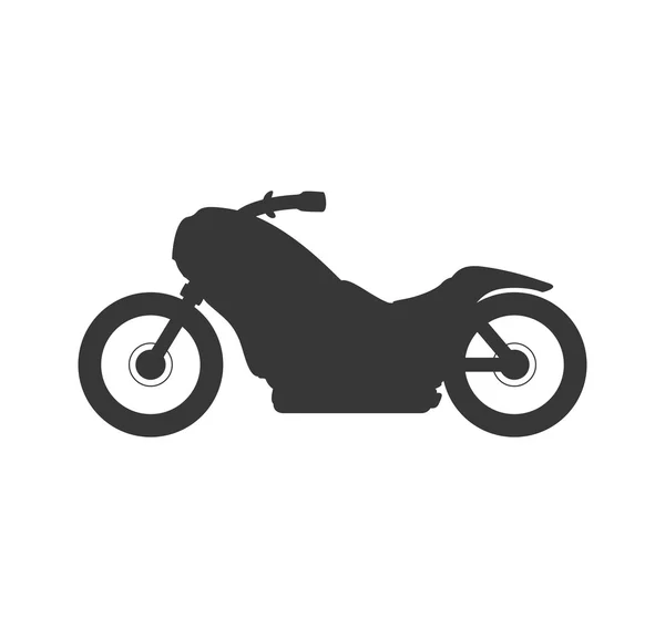 Значок мотоциклетного транспорту мотоциклів. Векторна графіка — стоковий вектор