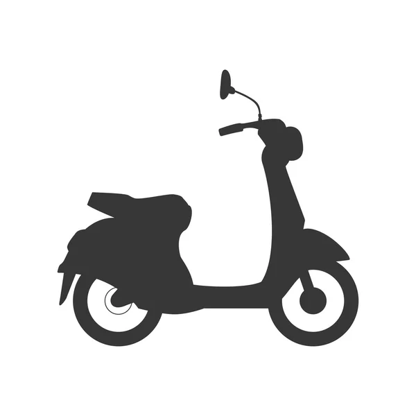 Moto moto moto icono de transporte. Gráfico vectorial — Archivo Imágenes Vectoriales