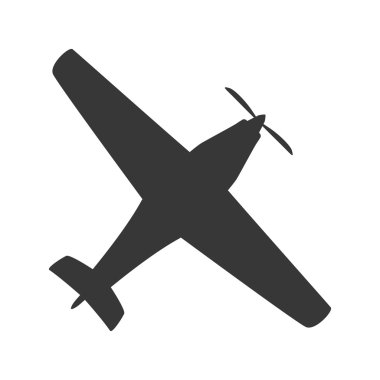 uçak taşıma teslim seyahat etmek simge. Vektör grafiği