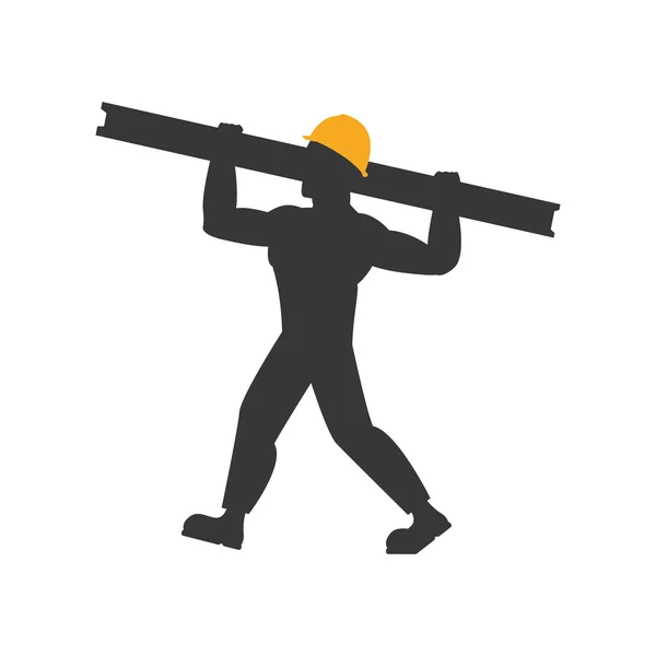 Hjälm av metall constructer arbetare bransch ikon. Vektorgrafik — Stock vektor