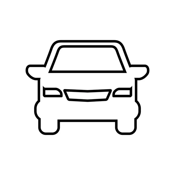 Autó szállítás szállítási utazási ikonra. Vektorgrafikus — Stock Vector