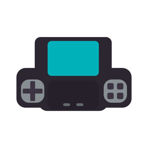 Controle pixel vídeo game play icon. Gráfico vetorial —  Vetores de Stock