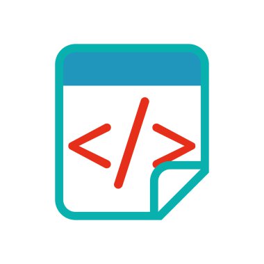 Web sitesi çevrimiçi belge Internet simge. Vektör grafiği