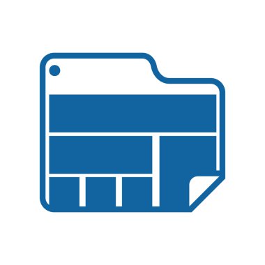 Web sitesi çevrimiçi belge Internet simge. Vektör grafiği