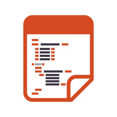 Web sitesi çevrimiçi belge Internet simge. Vektör grafiği