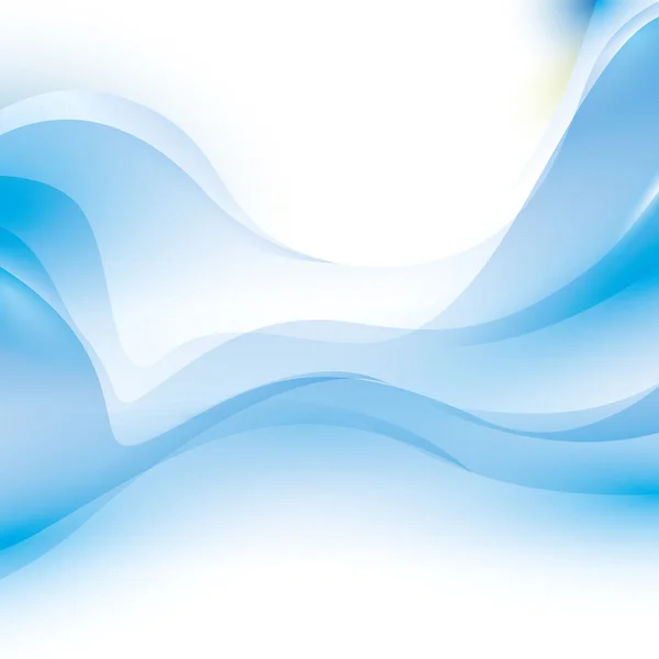 Welle Tapete glänzend blauen Hintergrund Symbol. Vektorgrafik — Stockvektor