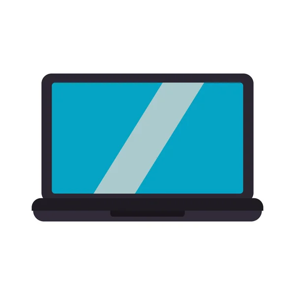 Laptop-Technologie Gadget-Display-Symbol. Vektorgrafik — Stockvektor