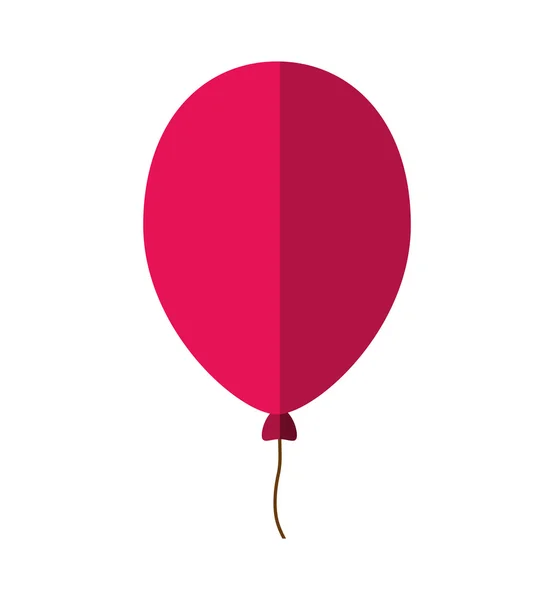 Balloon party celebration birthday icon. Vector graphic — Stock Vector