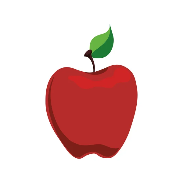 Ikonę Apple zdrowej żywności z rynku żywności ekologicznej. Grafika wektorowa — Wektor stockowy