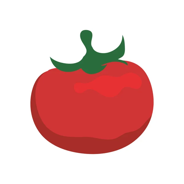 Rajčatový zdravé potraviny biopotraviny trhu ikona. Vektorové grafiky — Stockový vektor