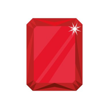Elmas mücevher takı taş simgesi. Vektör grafiği