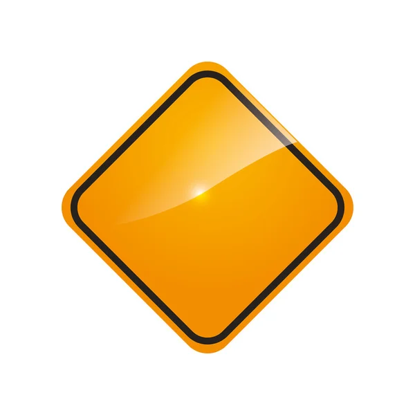 Road sign straat vervoer beveiligingspictogram. Vectorafbeelding — Stockvector