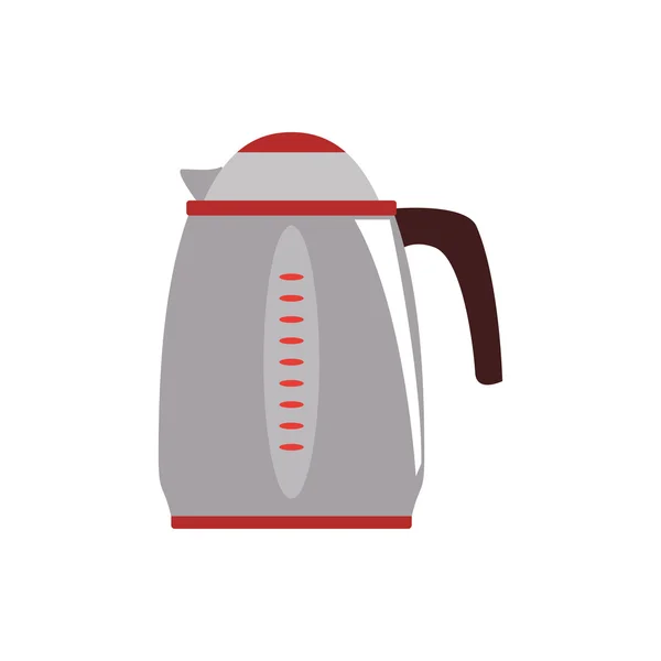 Kettle supply house electric appliance icon. Vector graphic — Stock Vector