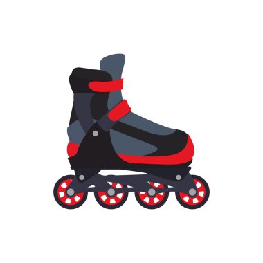 paten ayakkabı spor hobi idolü. Vektör grafiği