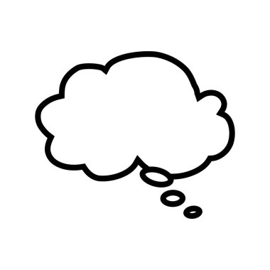 Kabarcık iletişim ileti simge konuşmak. Vektör grafiği