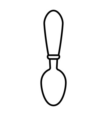 çatal çatal bıçak takımı Restoran Menü simgesi. Vektör grafiği