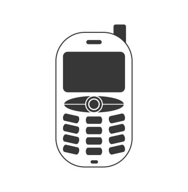 Mobil cep telefonu gadget iletişim simgesi.