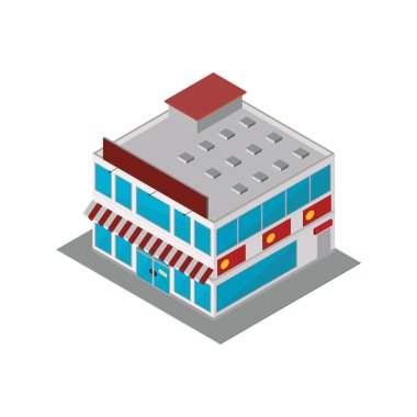 simge yapı market Dükkanı saklayın. Vektör grafiği