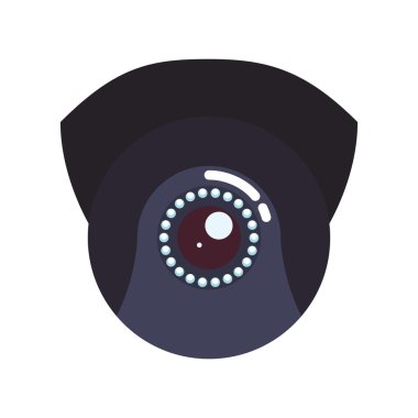 CCTV göz güvenlik sistemi insurace göstergesi. Vektör grafiği