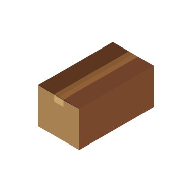 Lojistik güvenlik simgesi nakliye kutusu paketi teslim. Vector gra