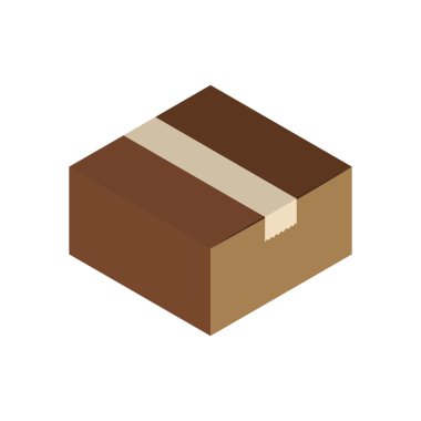 Lojistik güvenlik simgesi nakliye kutusu paketi teslim. Vector gra