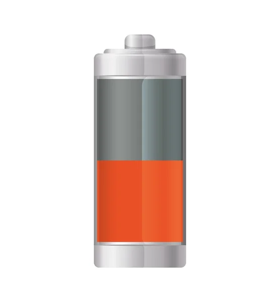 Battery energy power charge icon. Vector graphic — Stock Vector
