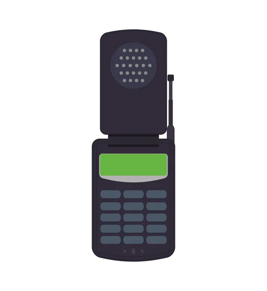 Zdejmowany cellphone gadżet ikona komunikacji. — Wektor stockowy
