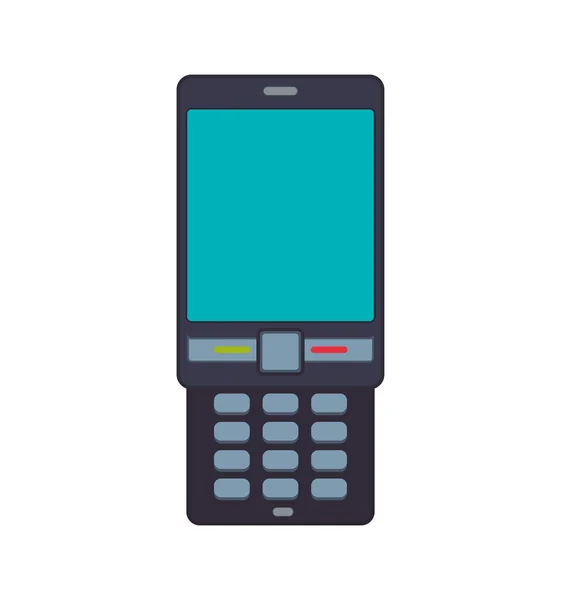 Teléfono móvil gadget icono de comunicación . — Vector de stock