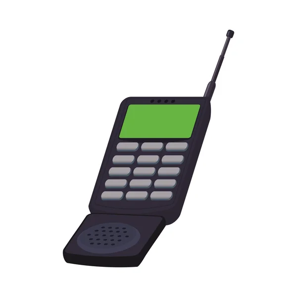 Ikona miniaplikace komunikace je mobilní mobilní telefon. — Stockový vektor