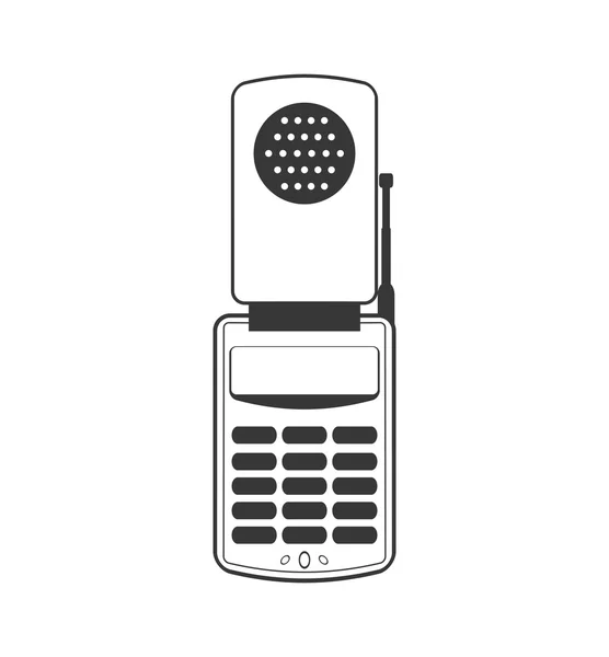 Smartphone teléfono celular gadget icono de comunicación . — Vector de stock