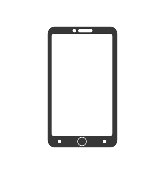 Smartphone teléfono celular gadget icono de comunicación . — Vector de stock