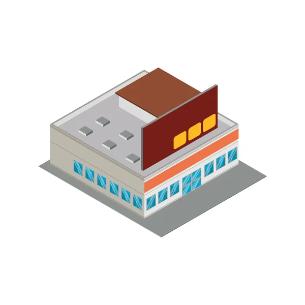 Tienda tienda edificio icono de la tienda. Gráfico vectorial — Vector de stock