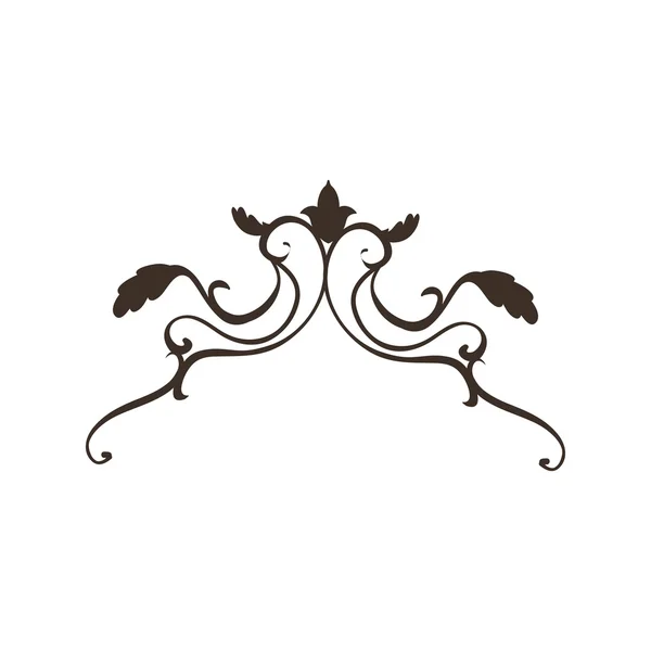 Prydnad dekoration vintage rustika ikon. Vektorgrafik — Stock vektor