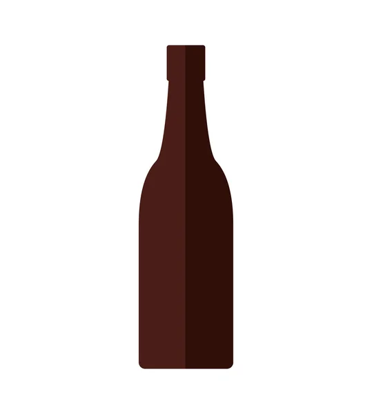 Flaschengetränk Getränkekarte Symbol. Vektorgrafik — Stockvektor