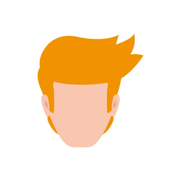 Man mannelijke avatar persoon mensen pictogram. Vectorafbeelding — Stockvector