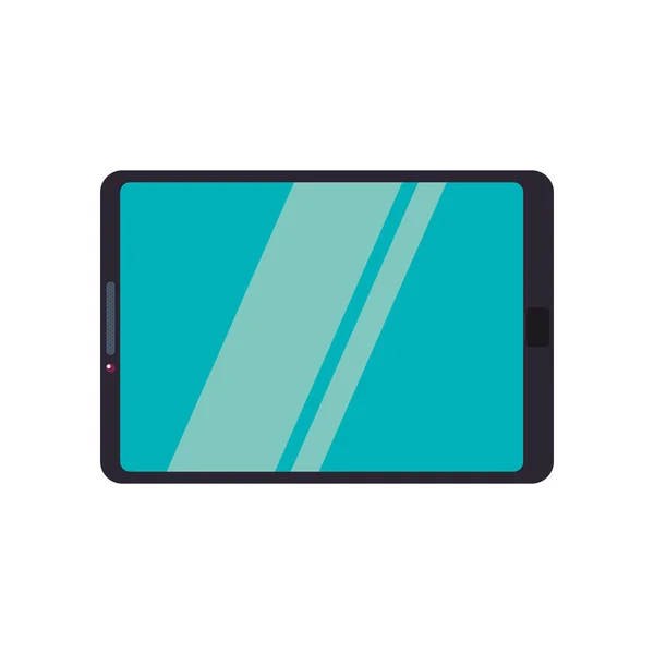 Ikona komunikační technologie tablet miniaplikaci. Vektorové grafiky — Stockový vektor