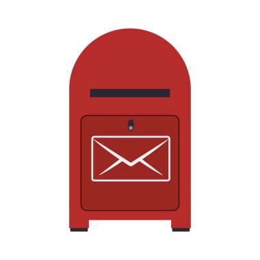 Zarf konteyner teslim kargo lojistik güvenlik simgesi. VEC