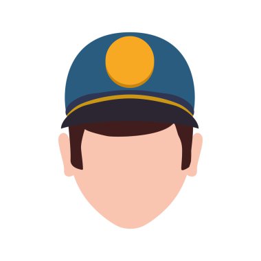 bir teslimatçı şapka nakliye lojistik simgesi. Vektör grafiği