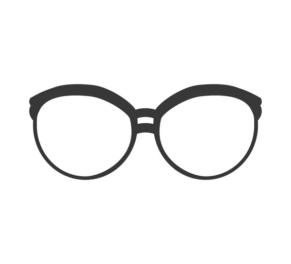Gözlük geleneksel moda ikonu. Vektör grafiği — Stok Vektör