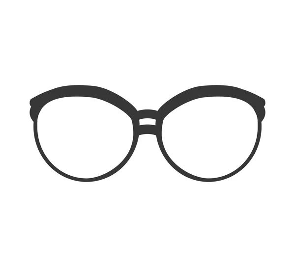 Gafas icono de la moda tradicional. Gráfico vectorial — Archivo Imágenes Vectoriales