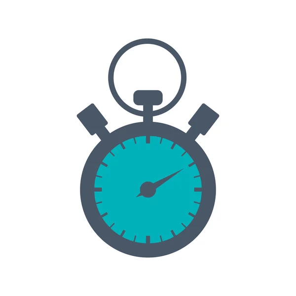 Chronometer circle time traditional icon. Vector graphic — Stock Vector
