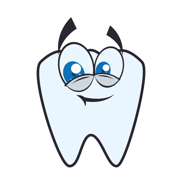 Cuidado dental salud icono de higiene dental. Gráfico vectorial — Vector de stock