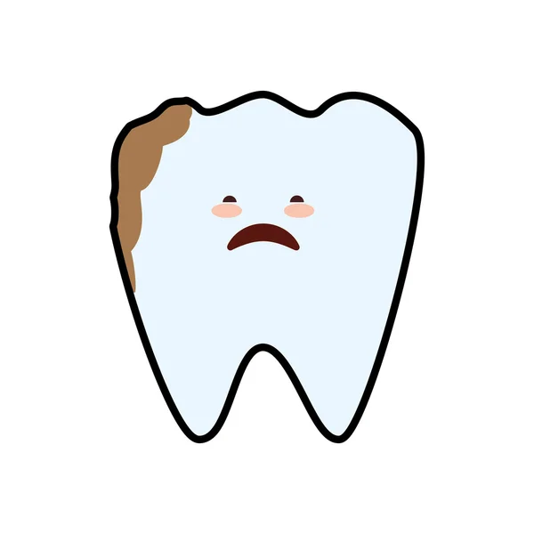 Zahnpflege Gesundheit Hygiene Symbol. Vektorgrafik — Stockvektor