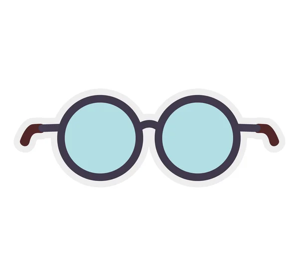 Gafas marco icono de la moda tradicional. Gráfico vectorial — Archivo Imágenes Vectoriales