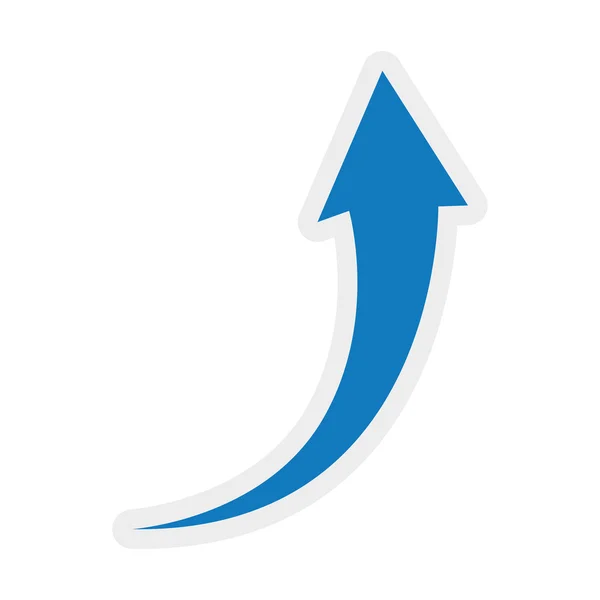 Arrow direction infographic icon. Vector graphic — Stock Vector