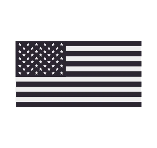 Stati Uniti bandiera USA — Vettoriale Stock
