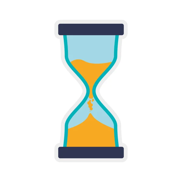 Hourglass time antique old measure icon. Vector graphic — Stock Vector