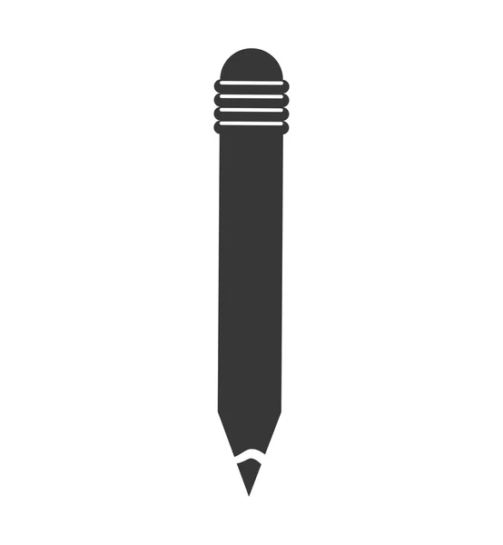 Pencil instrument draw write icon. Vector graphic — Stock Vector