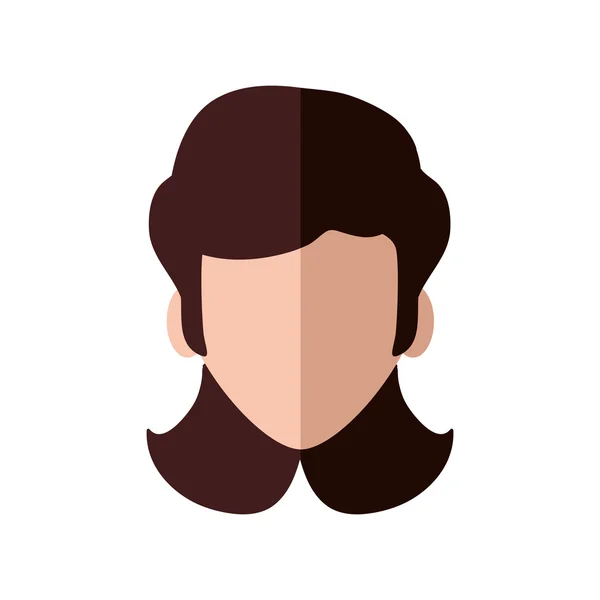 Mujer avatar mujer persona icono de la gente. Gráfico vectorial — Vector de stock